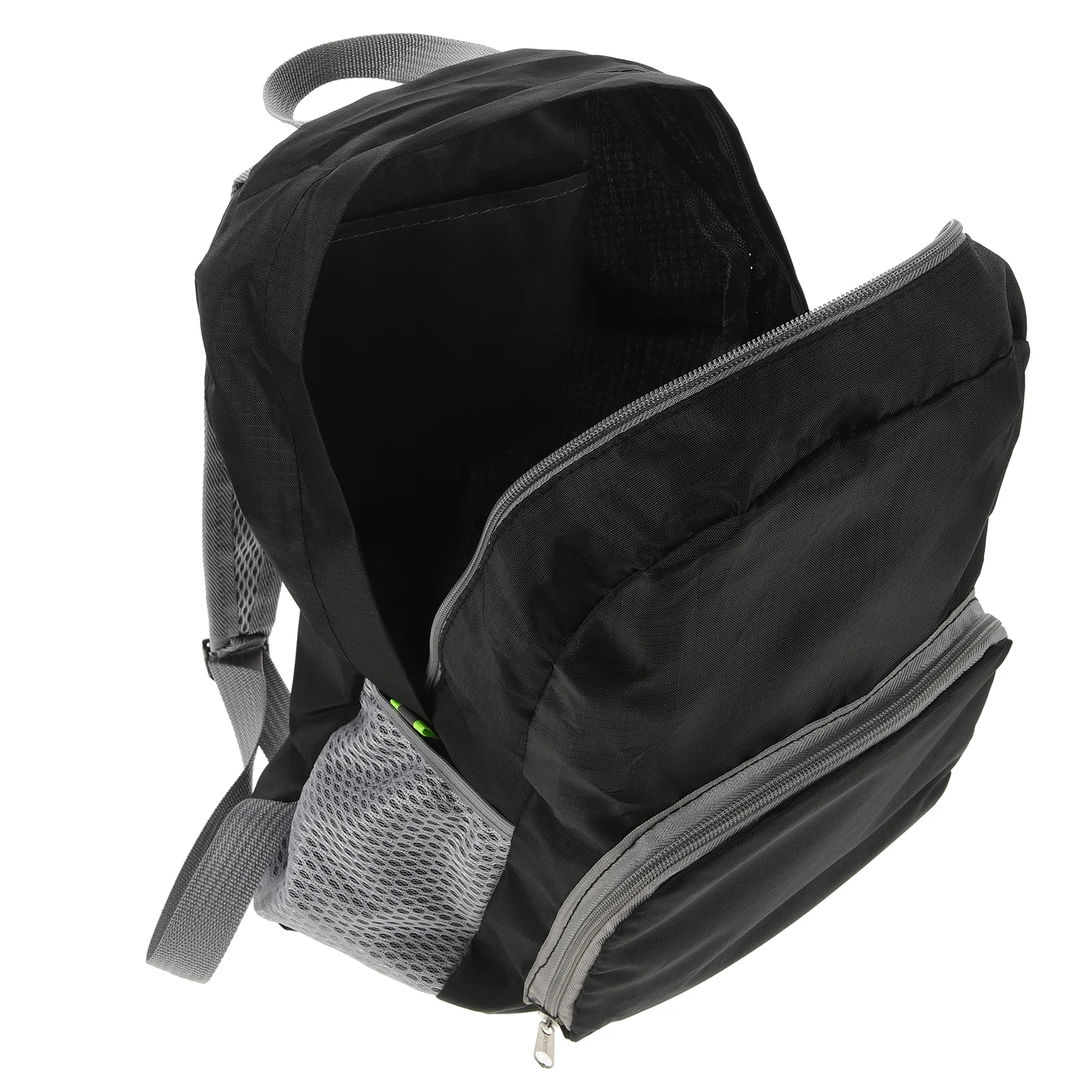 

Heavy Duty Hiking Backpack Black Waterproof Foldable Outdoor Sports Travel Bag For Camping Beach Trekking Emergency Lightweight