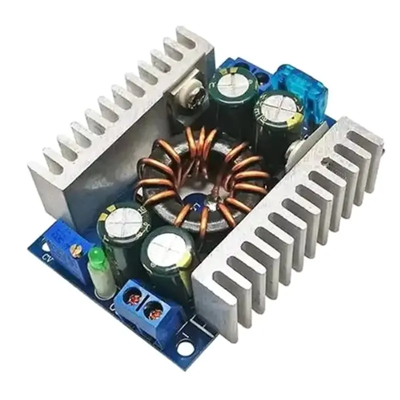 AB42-150W 16A DC-DC Boost Converter DC8-32V To DC9-46V Adjustable Step-Up Module With Aluminum Heatsink