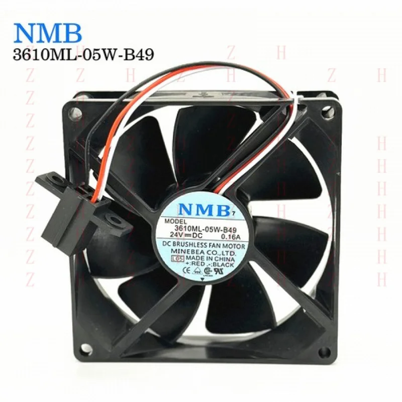 

XXZ NMB ДЛЯ 3610ML-05W-B49 Fanuc A90L-0001-0378 24 В 0,16 А 3-контактный двухшаровой инверторный вентилятор