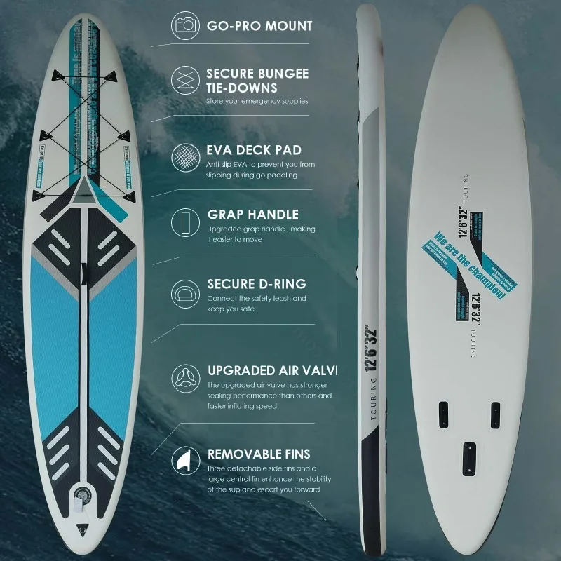 Inflatable Surfboard Sup Paddle Board Water Sports Paddle Board Paddle Board 3.6 Meters Standing