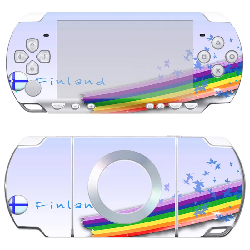 Stylish Design Vinyl Decal Skin Sticker For PSP 2000 Gaming Console Fresh pattern style customized