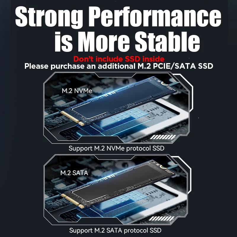 EAGET（忆捷） 製 M.2 SATA SSD Eaget M.2 NVMe SATA SSD Enclosure Adapter USB 3.2 Gen2 10Gbps USB