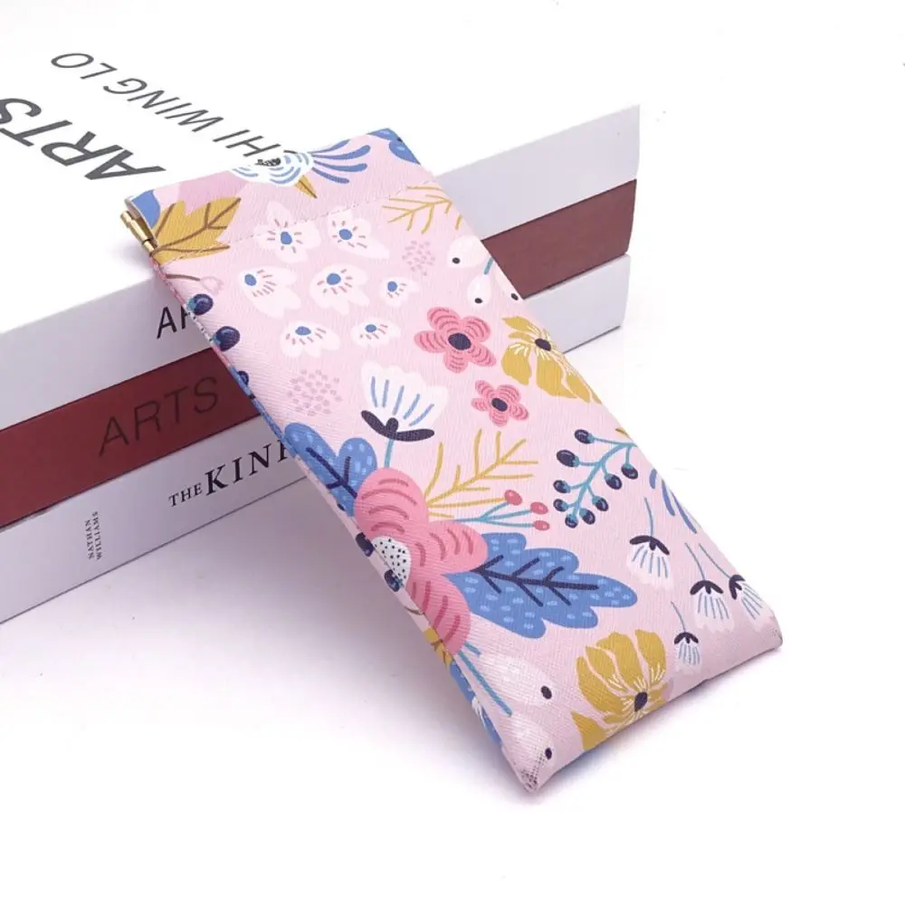 Fresh Style Sun Glasses Case Automatic Closing PU Leather Eyewear Storage Bag Portable Soft Shell Sunglasses Protective Cover