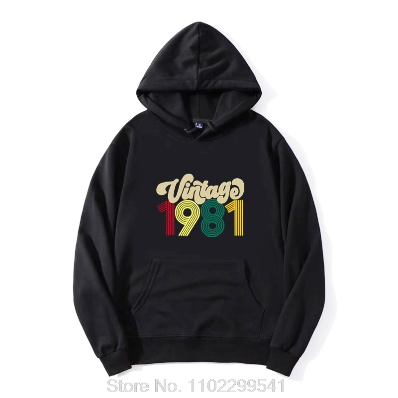 Men Hoodie Harajuku Streetwear Men's Jacket Zip Up Hoodie Hoody 1981 Printing Fashion Men And Women Couples Pullover Sweatshirt