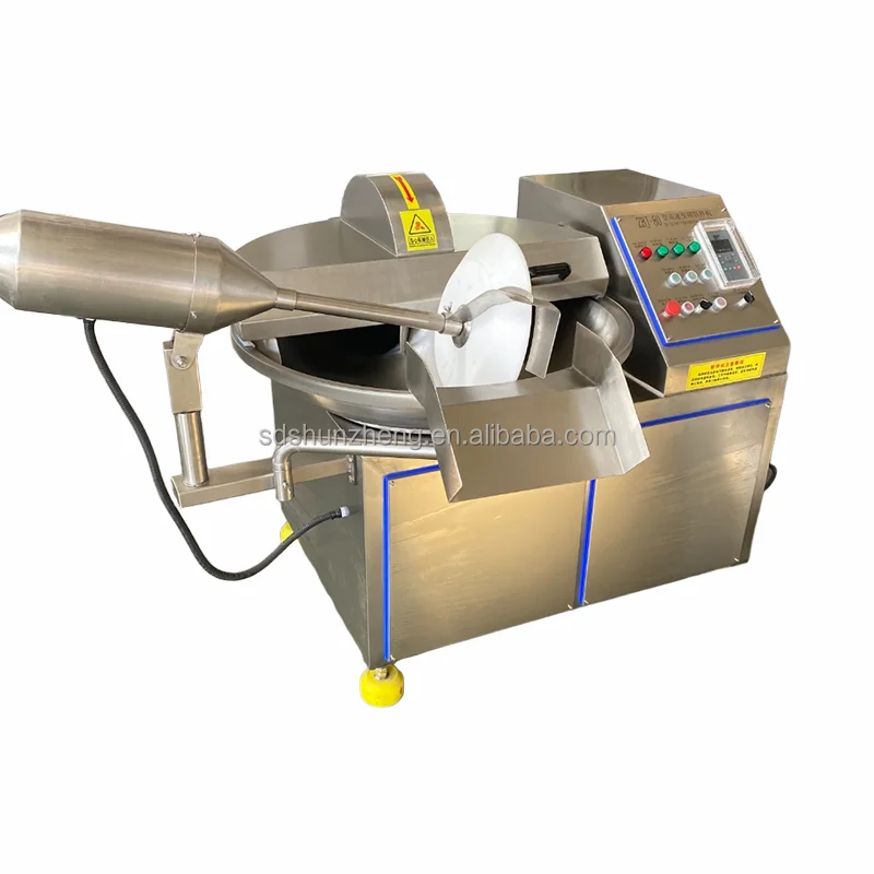 Maisheng Commercial Bowl Cutter For Meat Processing Vegetable Meat Chopper Mixer Russian Sausage Making Machine