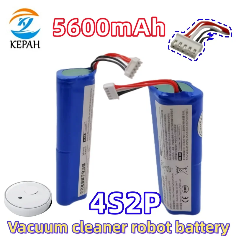 High-Capacity S10-Li-144 Battery｜14.4V 5200mAh for ECOVACS Deebot T9/X1/T10/Ozmo T8+ & DBX11-11 Vacuum Cleaners