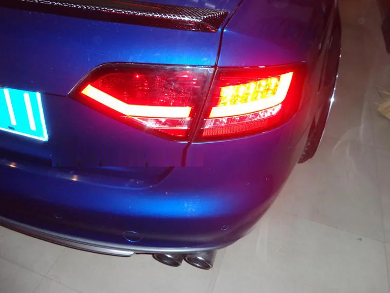 

One set 4pcs car styling for 2009~2012year A4L Taillights Tail lights LED A4L A4 Tail Lamp Rear Lamp DRL+Turn+Brake+Reverse
