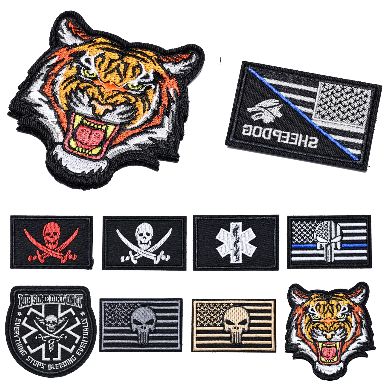 Tactical Armband American Flag Embroidery Embroidery Patch Patch Wagner's Tactical Morale Badge Sticker Morale Combat Badge