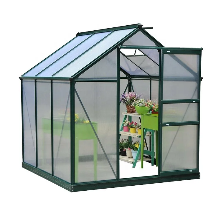 

Outdoor Metal Frame Aluminium Small Green House Mini Polycarbonate Greenhouse Garden Greenhouses Insects Breeding Rearing House