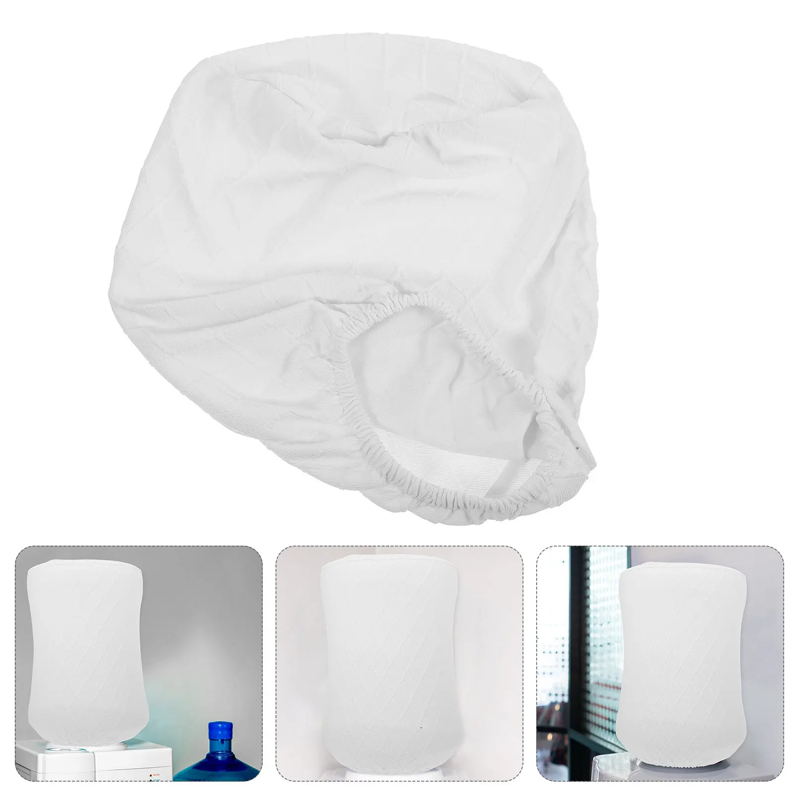 

Water Dispenser Barrel Cover 37x24cm Elegant Dust Proof Protective Sleeve for Home Office Water Jug Bucket Decorative Cover