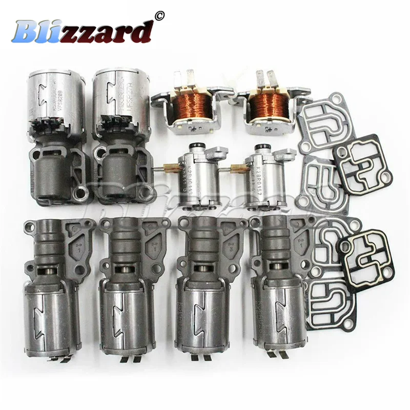 10PCS 0B5 DL501 Transmission Valve body Solenoids For AUDI A4 A5 A6 A7 Q5 Shift Solenoid DL501 7-SPEED