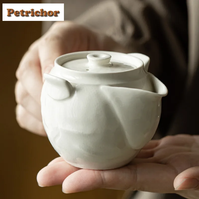 

180ml Grass Ash Aures Unitas Hand-held Teapot Elegant Tea Infuser Pot Household Tea Brewing Kettle With Strainer Teaware Craft