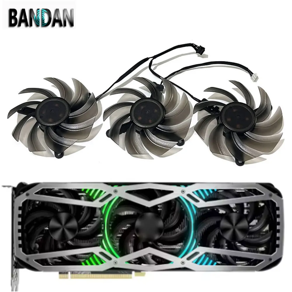 NEW Shell TH8015S2H-PCC01 RTX3080 82MM Phoenix GPU Cooler Durable Fan For GAINWARD RTX 3060Ti 3070 3070Ti 3080 3080Ti 3090 Fan