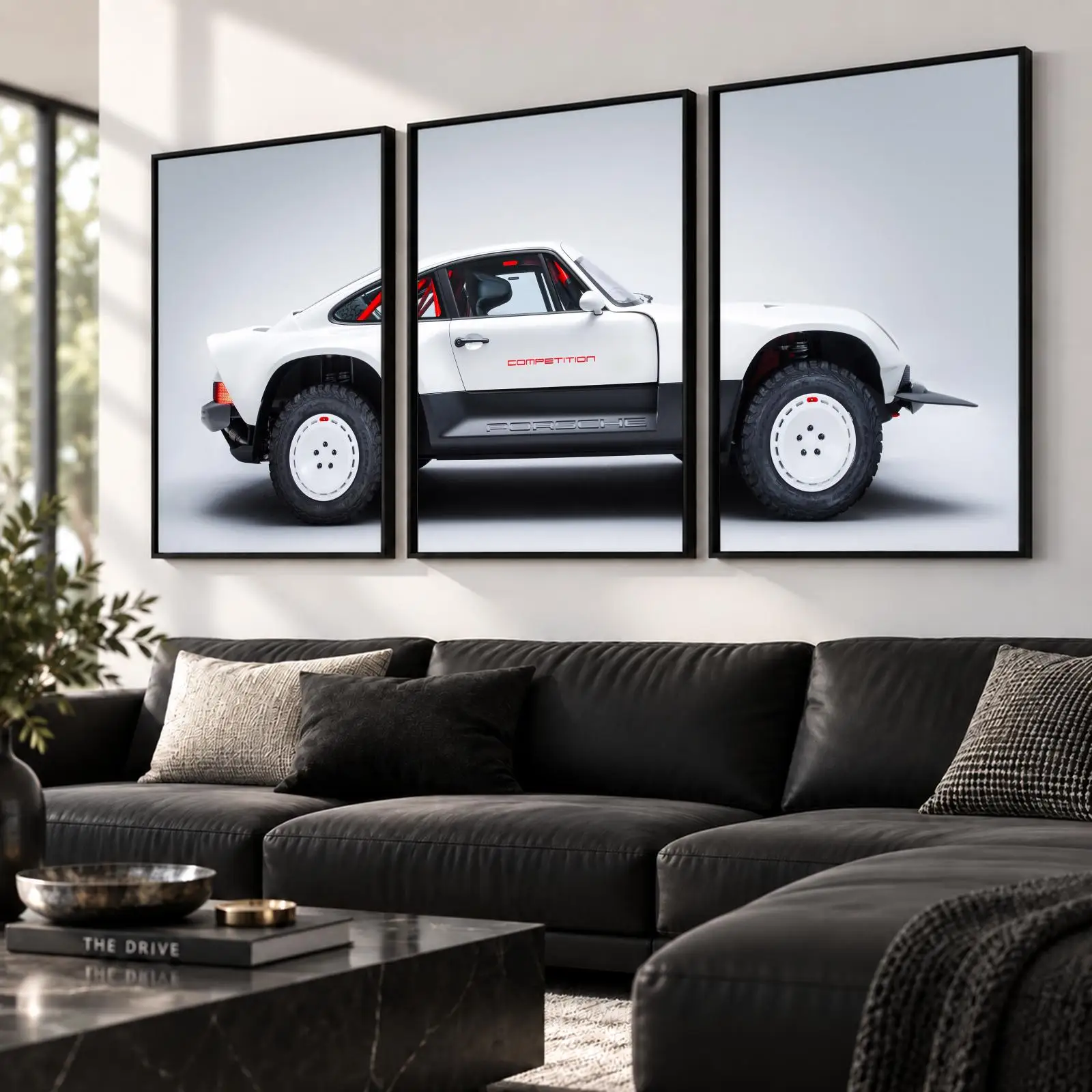 3pc All Terrain Cruiser Painting Calligraphy Canvas Poster Set Wall Art Prints for Bedroom Living Room Home Decor Gift