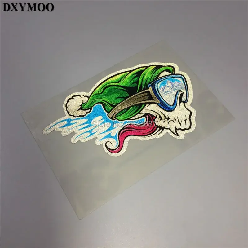 3 sizes Outdoor Sports Skiing Glass Skateboard Car Sticker Window Fish Tank Decal Vinyl Tape 3M H3562