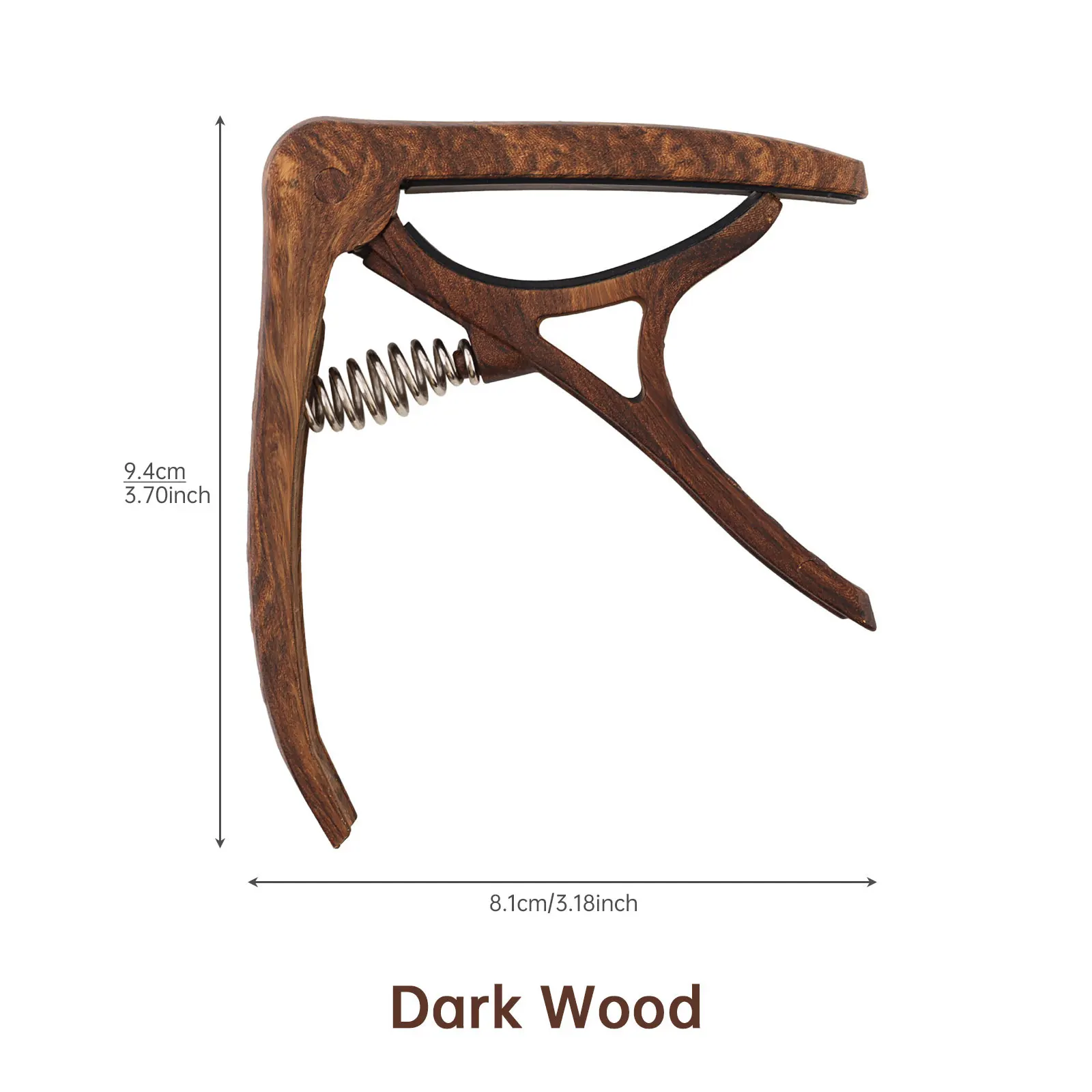 Quick Release Imitation Wood Grain Guitar Capo for Acoustic/Electric Guitars/Banjo/Mandolin/ Ukulele with Pick Holder&Pin Puller