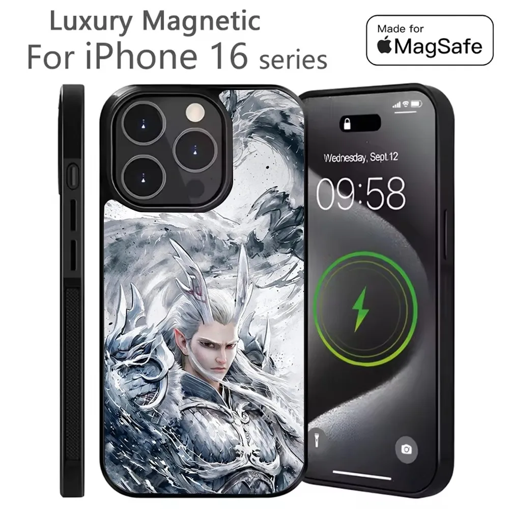 

Cartoon N-Ne Zha 2 Phone Case For iPhone 16,15,14,13,12,11,Plus,Pro,Max Mini Magsafe Magnetic Wireless Charging