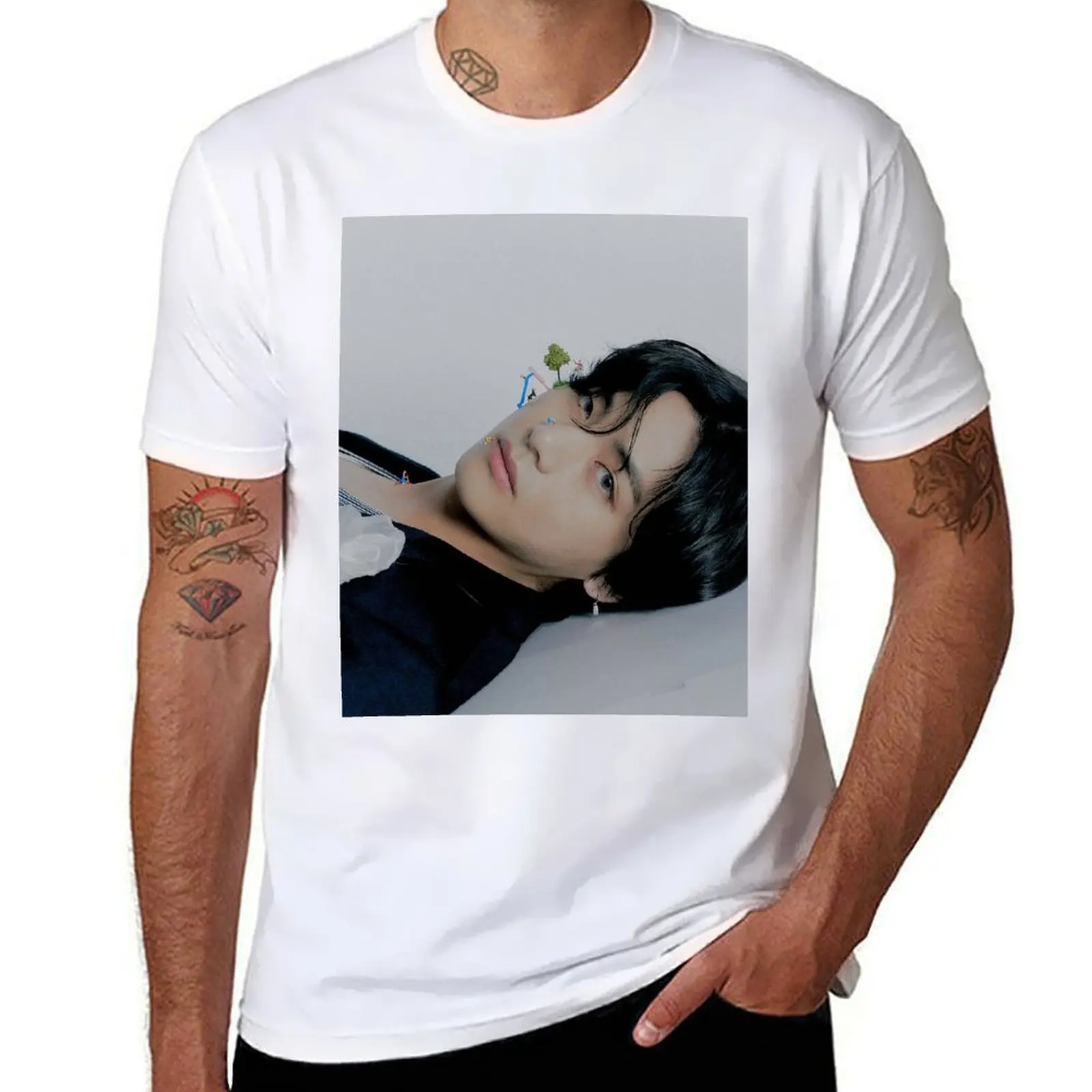 V T-Shirt Work Style Casual T-Shirt