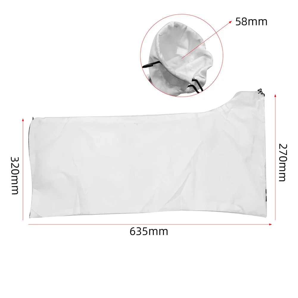 Dust Bag for For cutting Machine - Reusable Cloth Dust Collector Bag for Woodworking Carpentry Equipment Size 635 x 350 mm