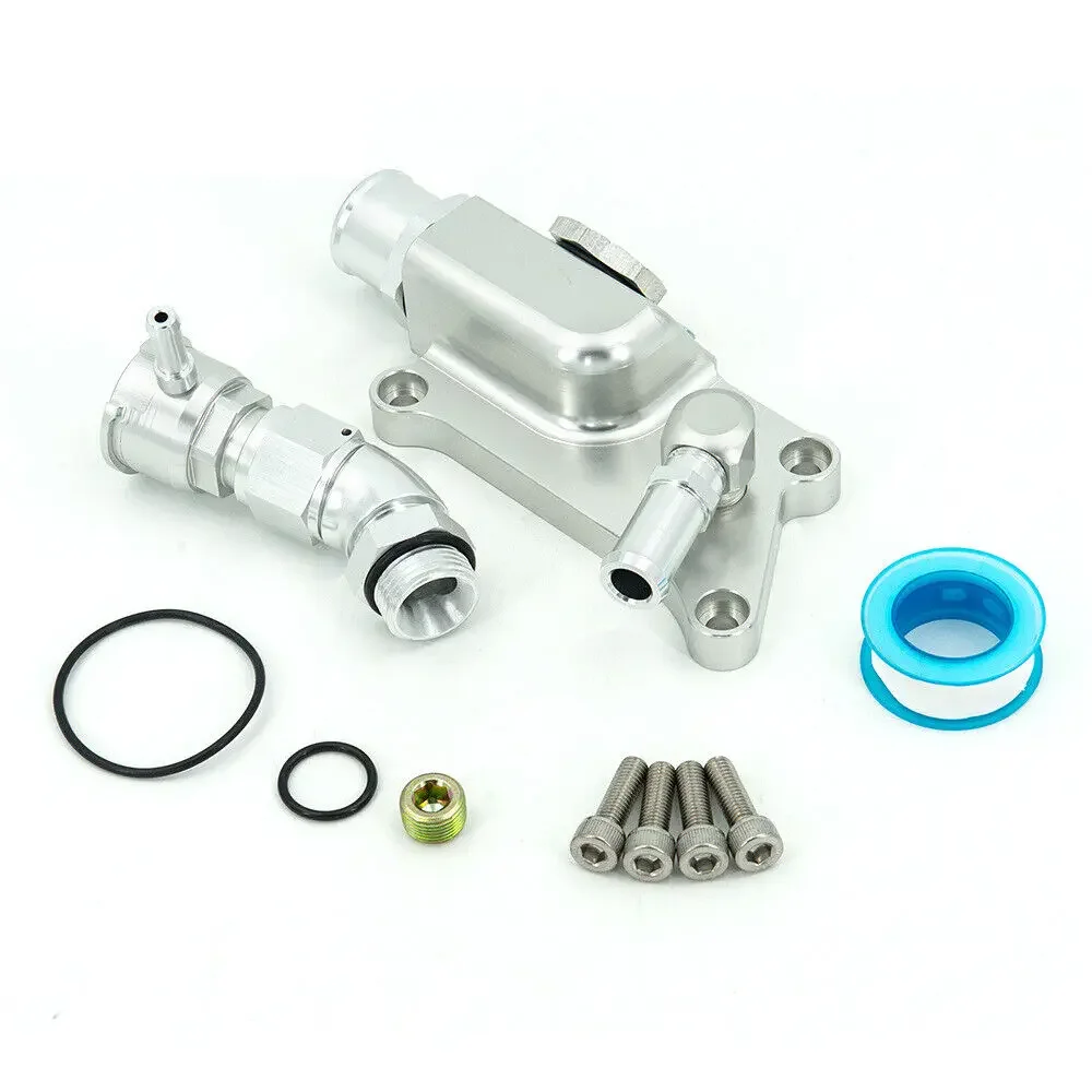 K Series Racing Car Upper Coolant Housing Filler Neck w/ Fitting for Honda K20 K20Z3 K24