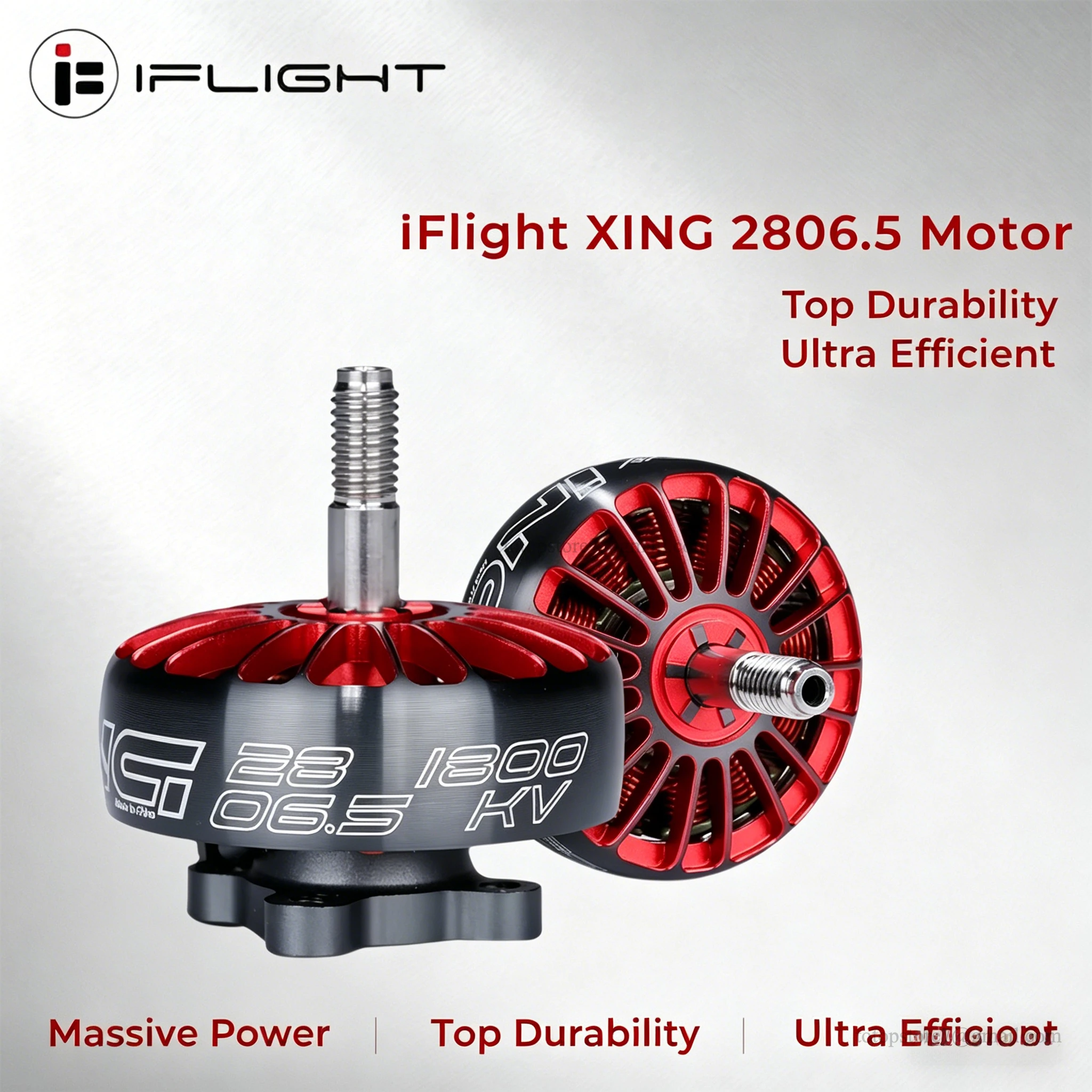 

Бесщеточный двигатель iFlight XING 2806.5 KV1300/KV1800 для 5-6-дюймовых FPV-дронов для фристайла и полетов на дальние расстояния