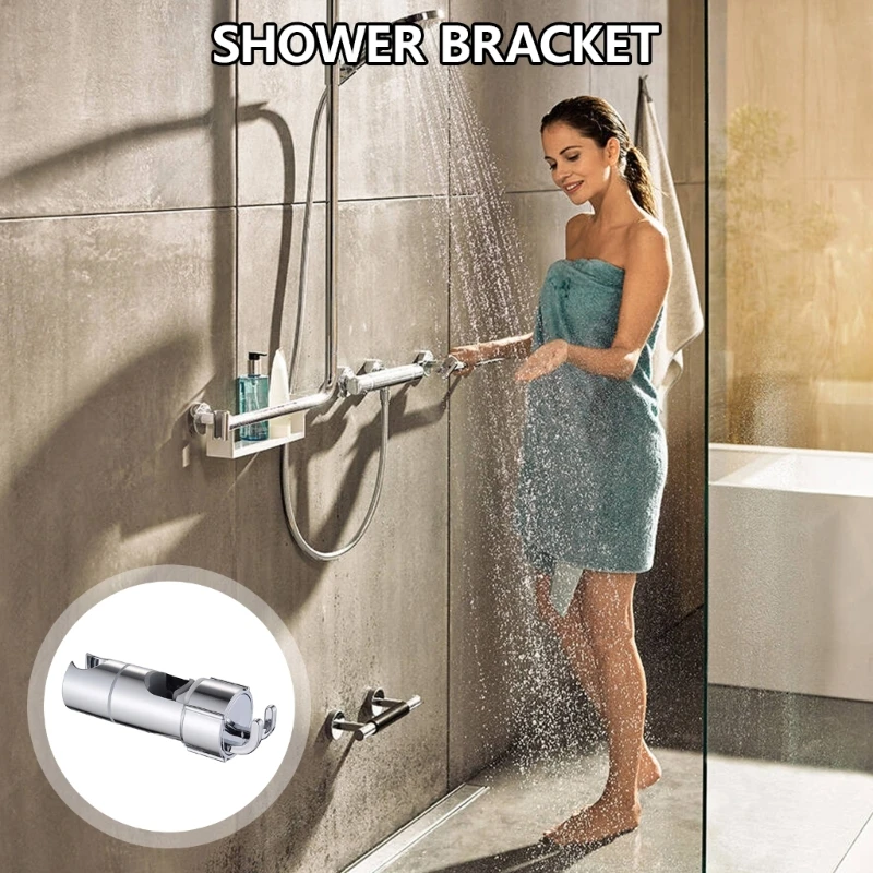 Upgrades Shower Head Clip Shower Head Stand Not Drill Handheld Shower Head Holder Shower Head Brackets Secure for Home 37JD