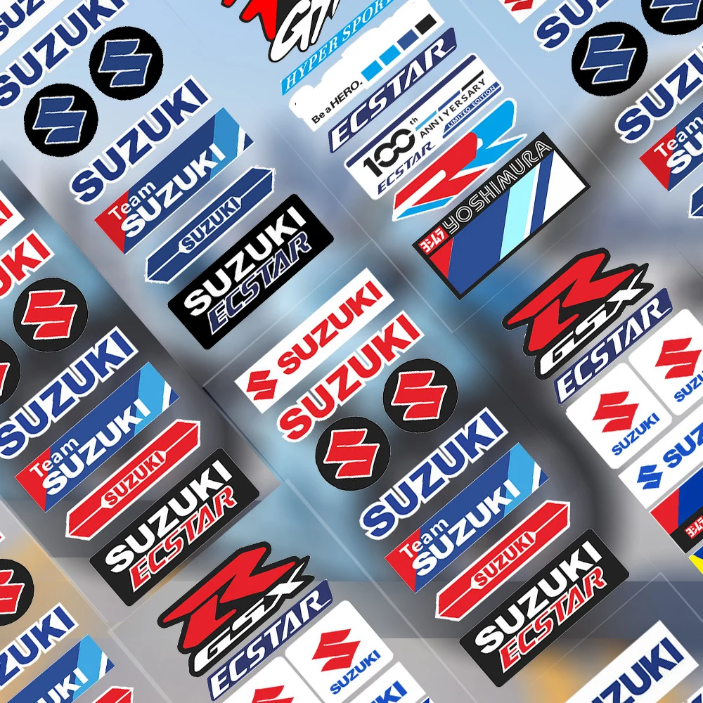 

Waterproof Reflective for Suzuki Motorcycle Sticker Car Logo Decor Pedal Body Shock Absorption Lacquer Suitable for Motorcycles