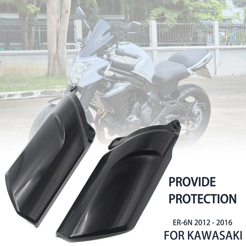 

Motorcycle Front Wheel Fender Suspension Fork Shock Cover Guard Fairings for KAWASAKI ER6N ER 6N 2012 2016