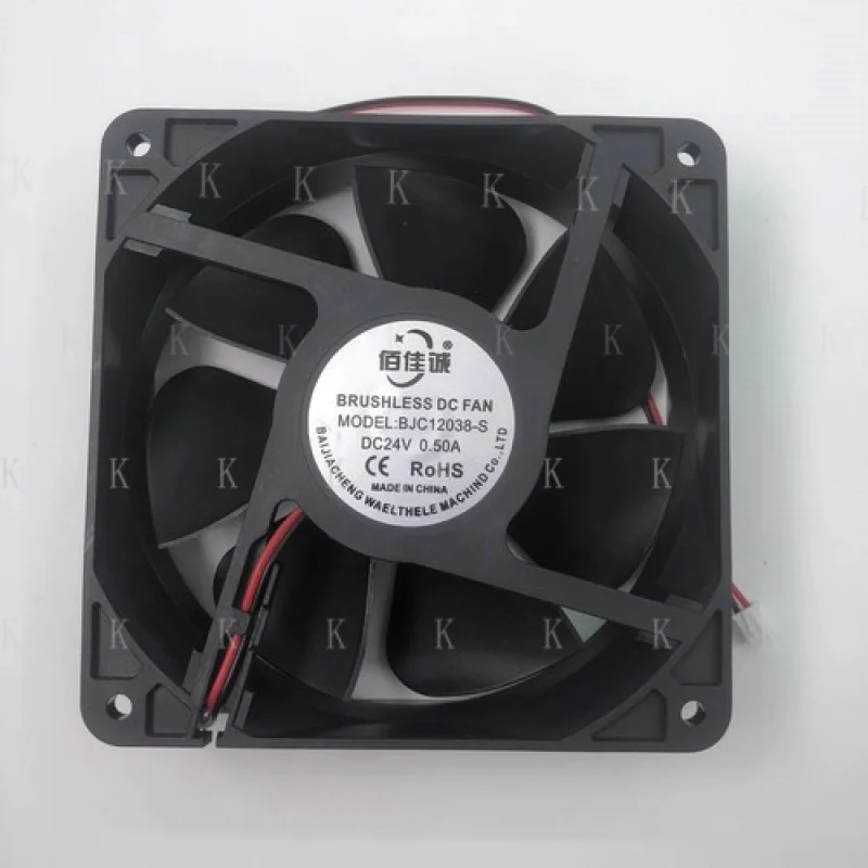 

C 1PCS FOR BJC12038-S 12038 DC24V 0.50A 12CM 2-Pin Inverter Cooling Fan