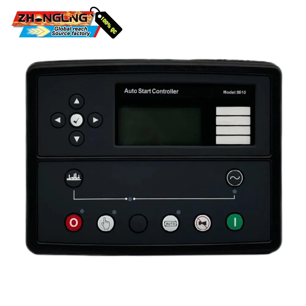 Generator Controller Hours Run Balancing Synchronising Automation Systems AMF Remote Control Module DSE 8610 MKII