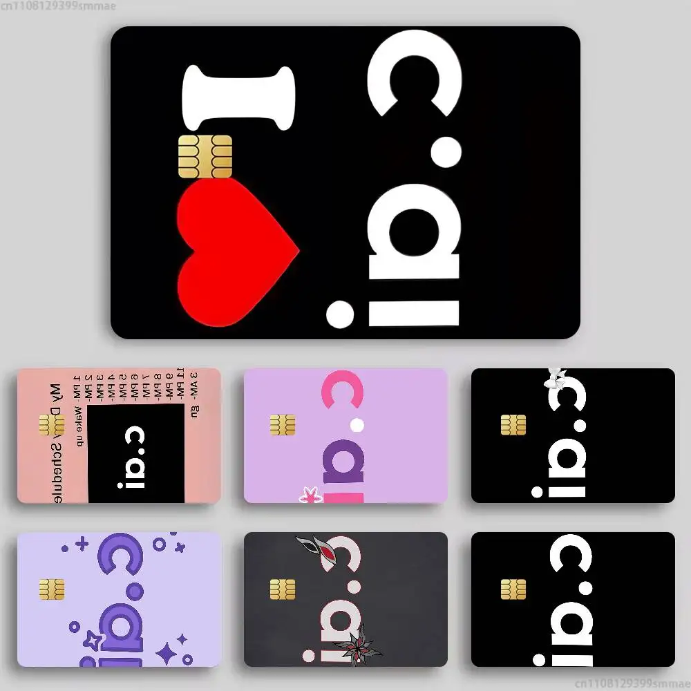 c.ai Credit Card HD Stickers Game Card Decal Card Matte Film Skin Small Chip Waterproof Sticker