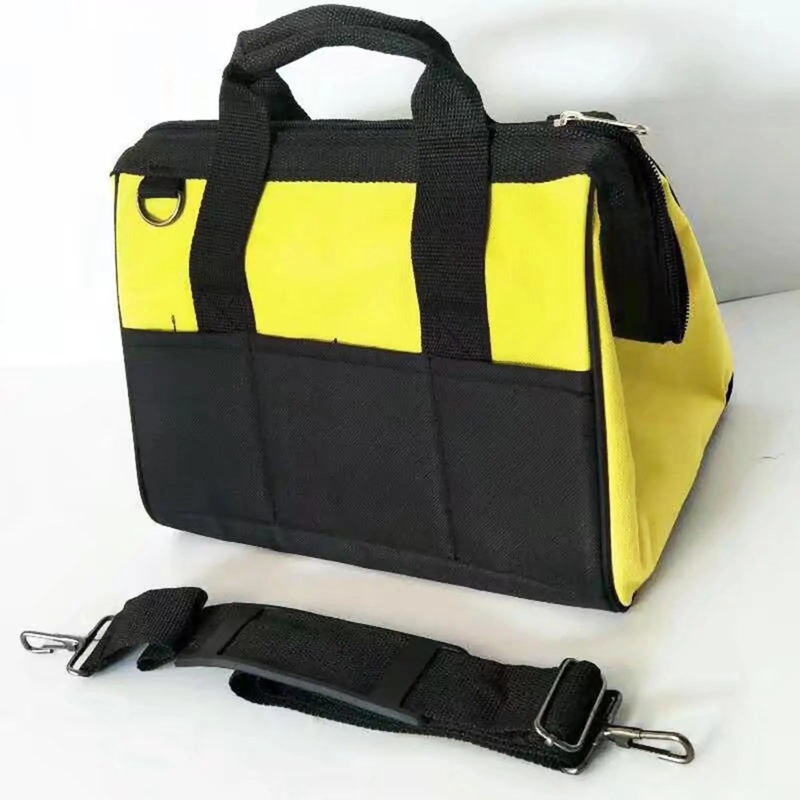 

Oxford Cloth Tool Shoulder Bag Tote Portable 30x21x23cm Tool Organizer Multifunctional for Plumber Technicians Lightweight