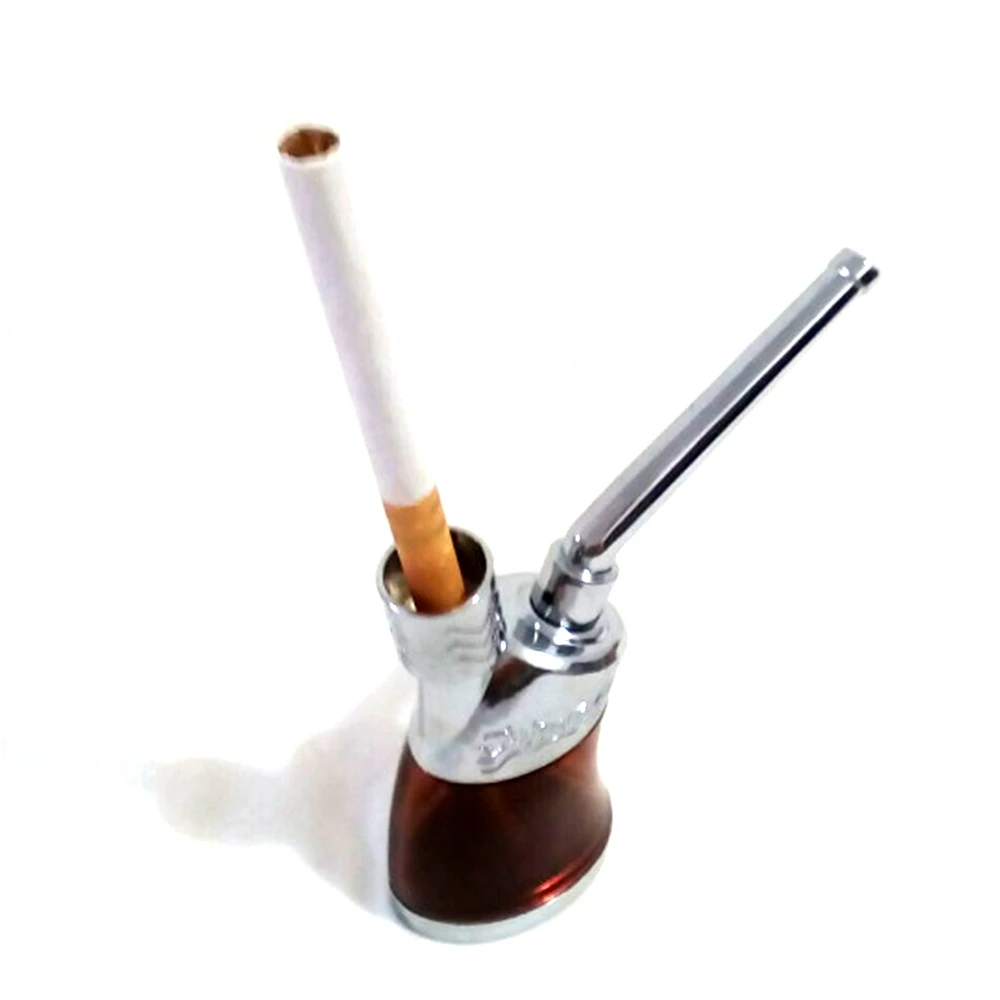 5 colors High Quality Portable Hookah Smoking Pipes Recycle Cleanable Cigarette Filter Health Metal Tube Outdoor Tools