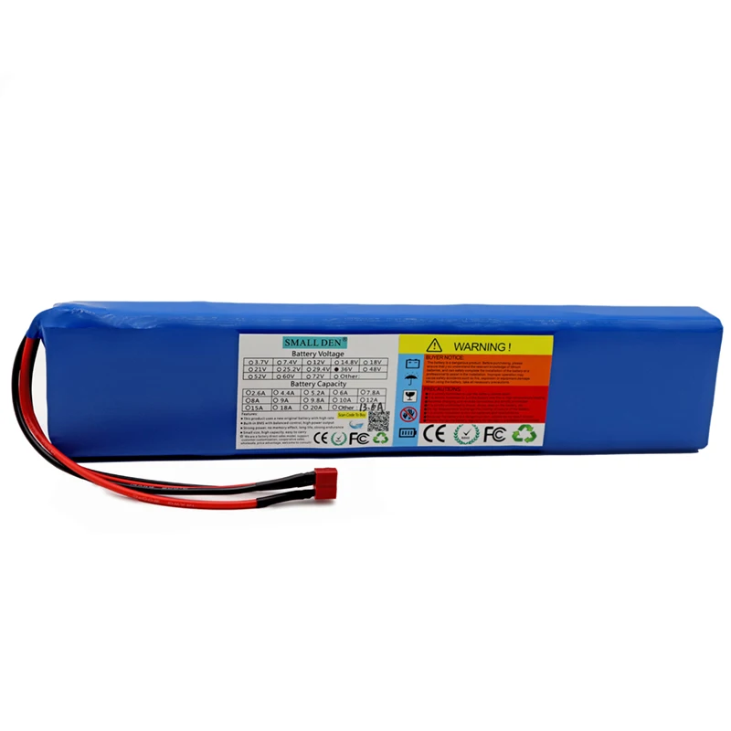 36V 13.6Ah 18650B-10S4P lithium battery pack 42V 250W- 500W motor uses ebike electric bicycle scooter with 15A BMS