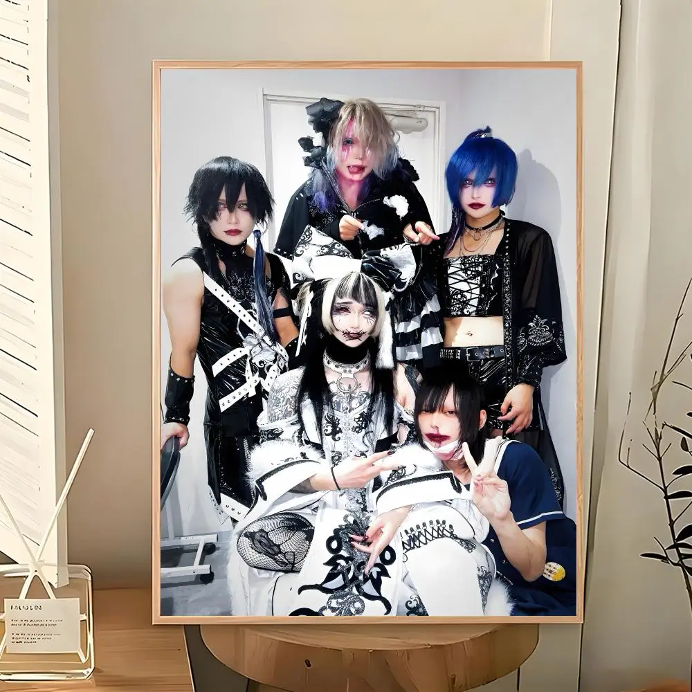 Rock Band Japanese Visual Kei JILUKA Poster Wall Art Painting for Living Room Home Decoration and Holiday Gifts