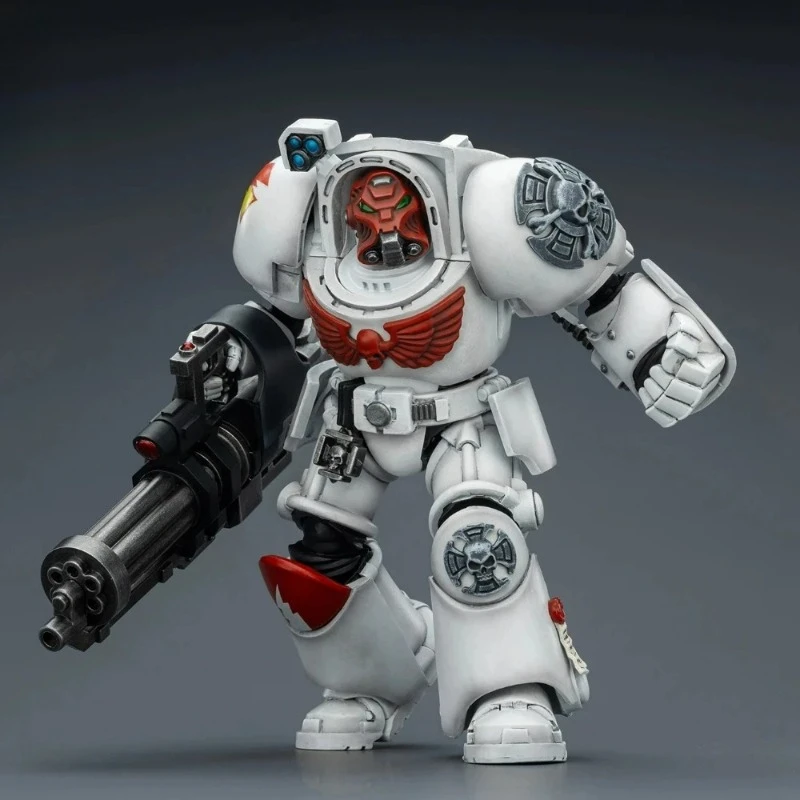 

Joytoy Warhammer 40K 1/18 White Scars Terminator Cool Desktop Ornament Customized Action Figure Toy Boy Surprise Decoration Gift