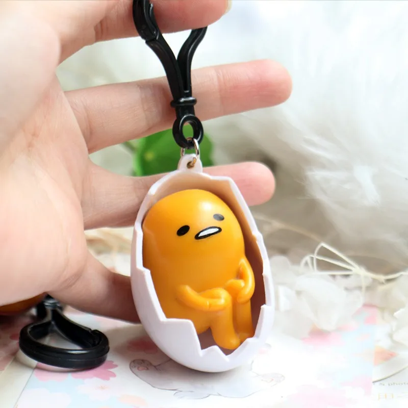 Anime Japan Gudetamas Yolk Lazy Eggs Toy Cute Kawai Doll Gashapon Capsule Toy Decoration Figures Model Kids Gifts