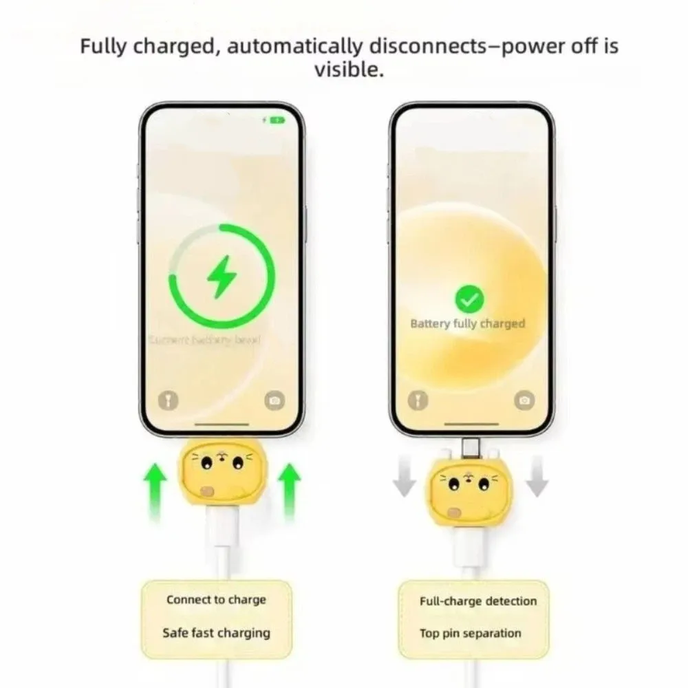 Auto Disconnect Kitten Full Charge Separator Auto Power Off Overcharge Protection Auto Power-off Adapter Type-C 140W