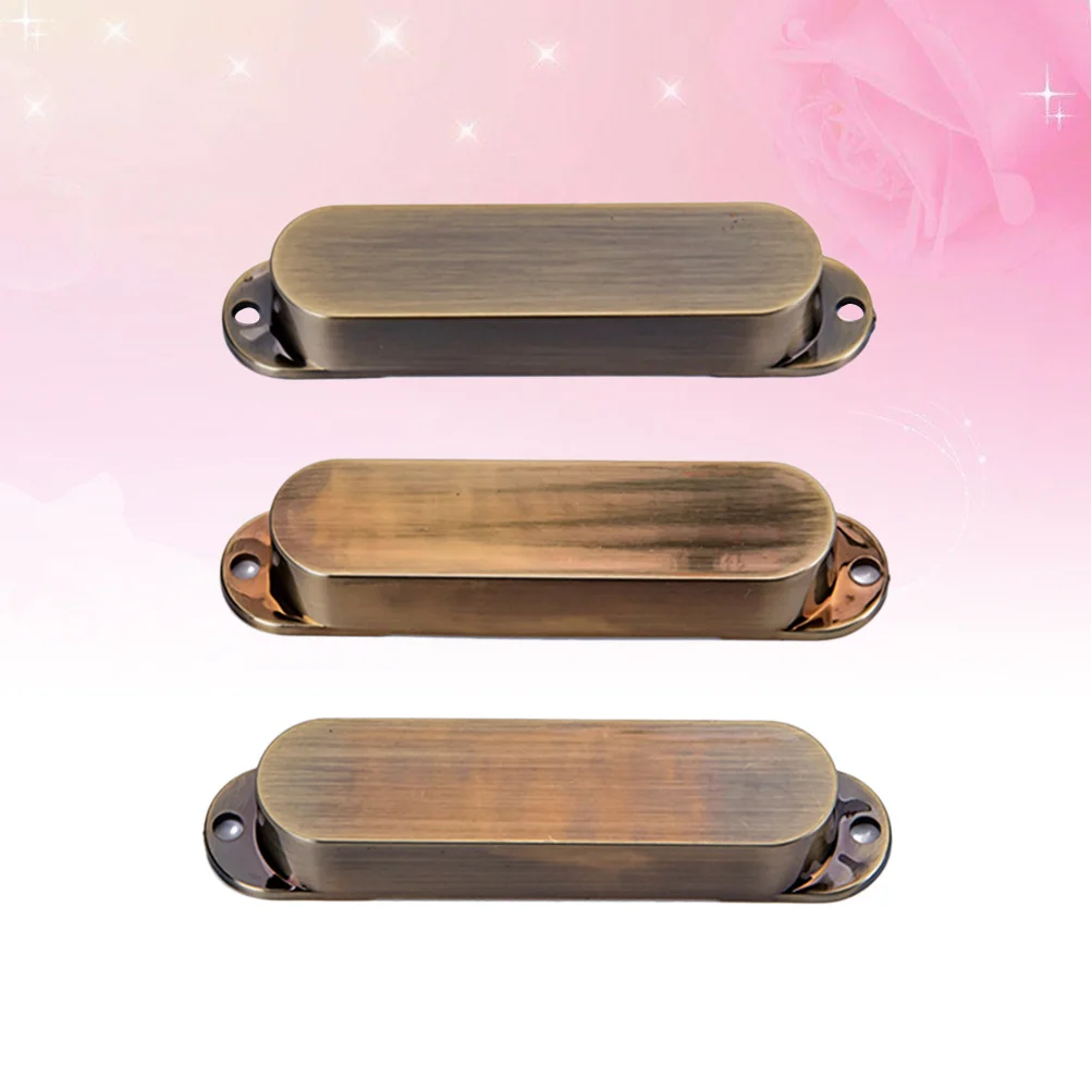 

Professional Guitar Neck Pickup Cover St Style Electric Guitar Replacement Parts Brown Easy to Install Pickup Covers