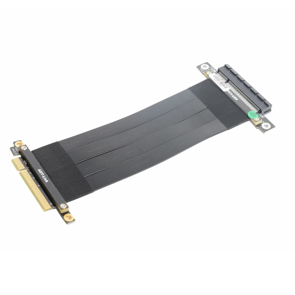 R88SF PCI Express 3.0 x8 To x8 Extender Adapter PCI-E Riser Card Extension Gen 3 PCI-E 8x Flat Mount GPU Cable For Graphics Card