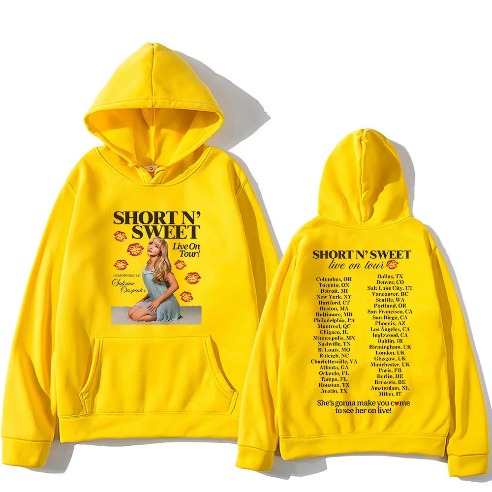 Please Please Please Hooded Sabrina Carpenter Fleece Hip Hop Sweatshirt With Pocket Fashion Clothes Ropa Mujer Casual Pullovers