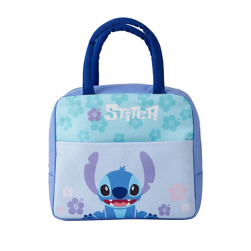 Disney cartoon Stitch cute lunch box bag Alien handbag Outdoor tote bag