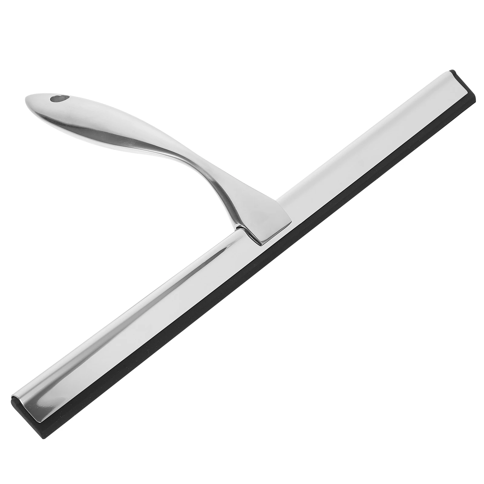 

Stainless Steel Shower Squeegee with Glass Door Car Window Cleaner Household Easy Storage Hanging Hook