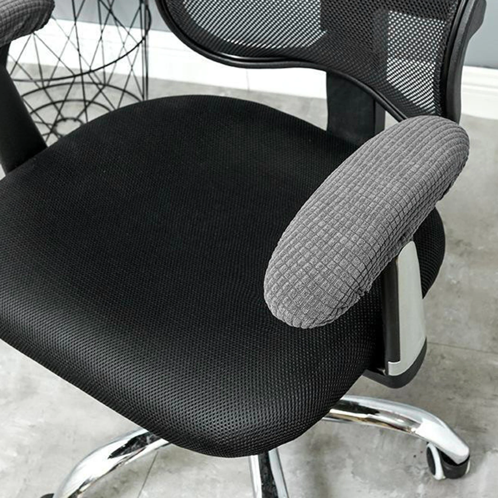 1 paar Stretch Stuhl Armlehne Abdeckungen für Office Home Schreibtisch Gaming Stuhl Ellenbogen Arm Rest Protector 25-33cm lange Armlehne Abdeckung