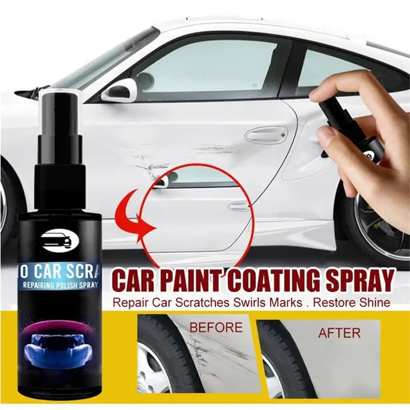 30ml Nano Repairing Coating Spray for Anti Scratch Hydrophobic Polish Nano Coating Agent Auto Paint Surface Care Polished Coat