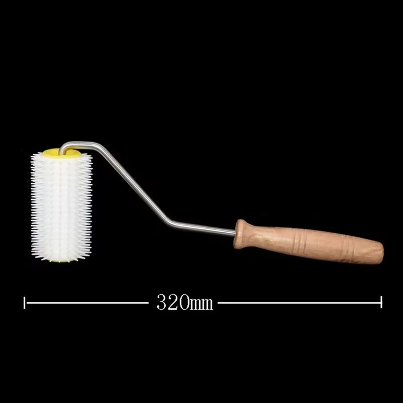ABKJ-Bee Honey Extracting Tool Uncapping Needle Roller Type Propolis Extractor Bee Honey Comb Beekeeping Uncapping Tools