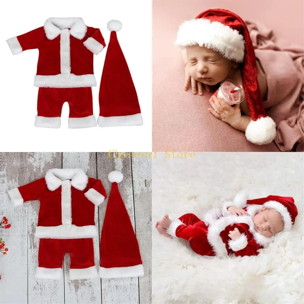 e7ce-baby-christmas-outfit-santa-suit-3-piece-set-including-coat-pants-and-matching-christmas-hat-for-festive-celebration