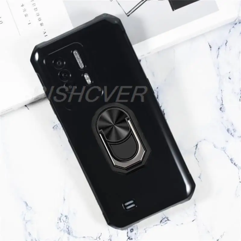 Dla OUKITEL WP17 WP19 Etui z tyłu Pierścień na palec Miękkie silikonowe etui TPU dla OUKITEL WP17 WP19 Pokrowiec na telefon