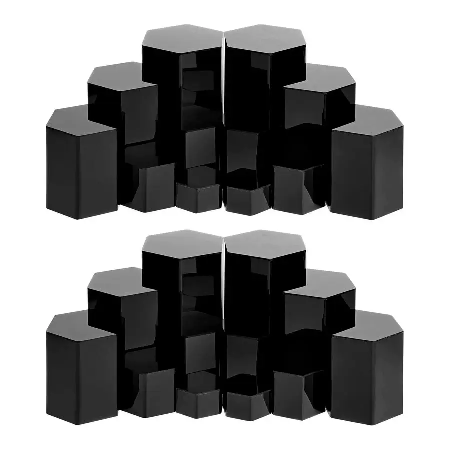 

Шестигранные подставки для демонстрации ювелирных изделий, шестигранные акриловые витрины-подставки для рынка, акриловые стойки для демонстрации ювелирных изделий и моделей фигурок