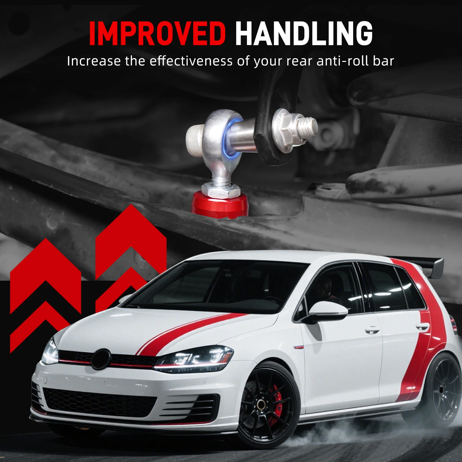 Adjustable Rear Stabilizer End Links for VW for Golf MK7/MK8 GTI for Tiguan MK2 for Passat B8 for Audi A3 S3 8V RS3 TT for Skoda